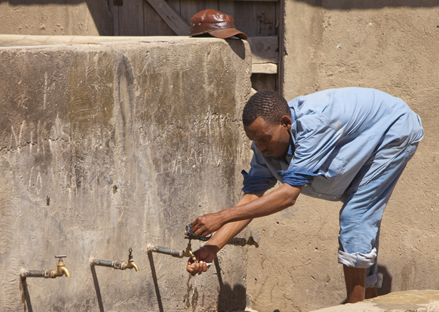 Washing with water Washing with water
