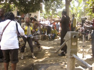 Senator Winters at Mererani in Tanzania Africa
