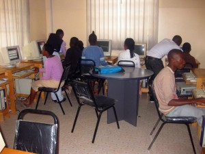 Computer school at Orphans Foundation Fund in Arusha Tanzania Africa